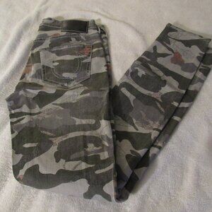 True Religion Halle Camouflage Jeans  Size 26 (waist)